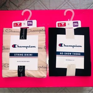 2 packs Champion panties (XXL)